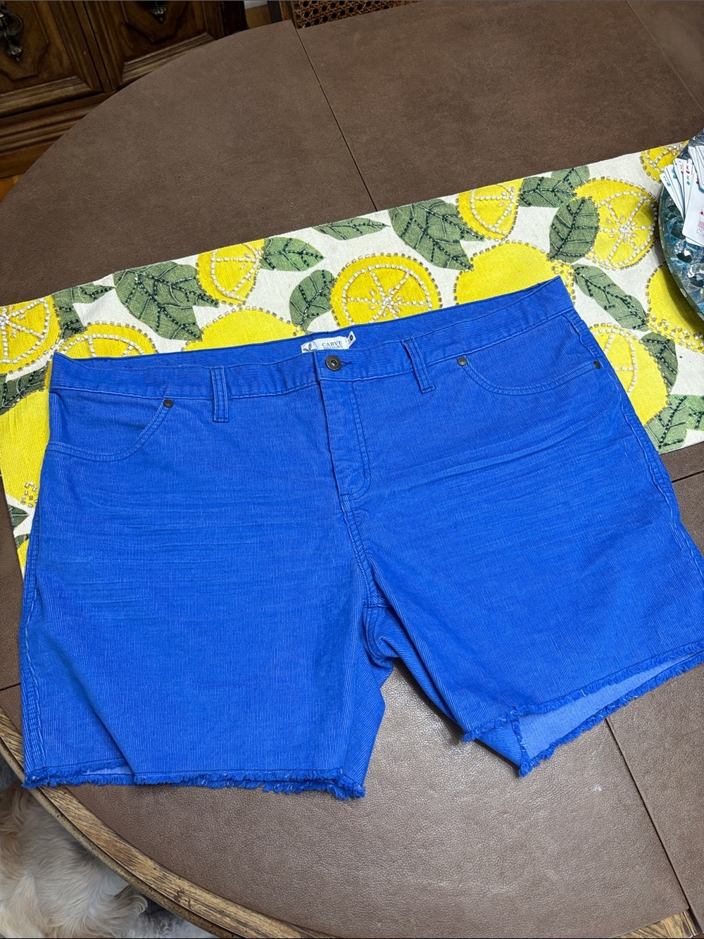 Carve Designs Bright Blue Denim Cutoff Shorts